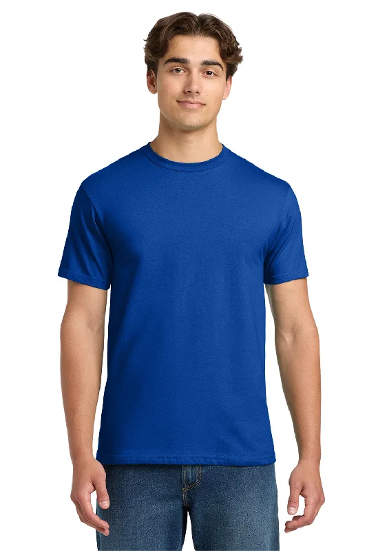 Men's short-sleeve bright deep-classic-sleek-split-hem shirt-Gildan Mens Hammer Short Sleeve Crewneck T-Shirt - Sport Royal Blue