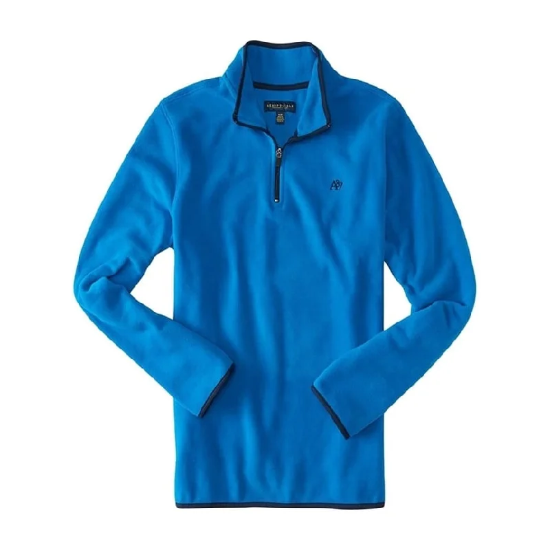 Men's durable rain jackets-Aeropostale Mens 1/4 Zip Fleece Jacket