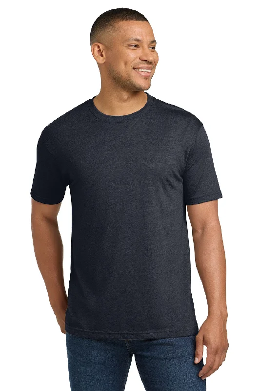 Men's short-sleeve tropical fast-fast-wicking tee-Next Level Mens Jersey Short Sleeve Crewneck T-Shirt - Vintage Navy Blue