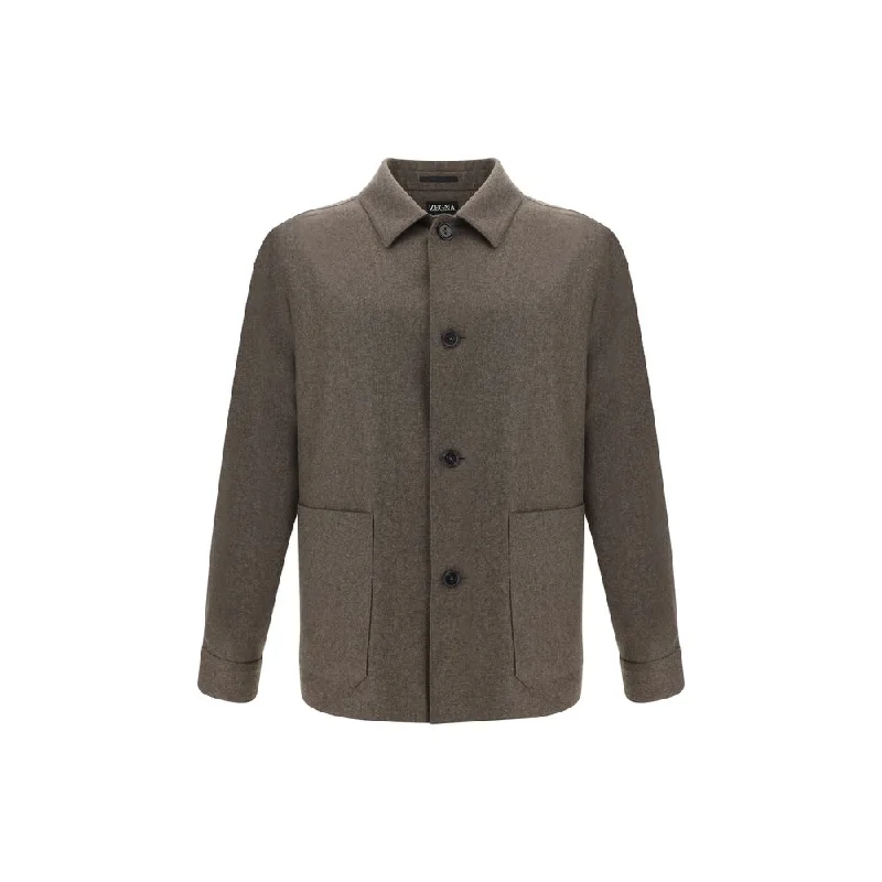 Men's button-up jackets-ZEGNA Chore Men's Jacket