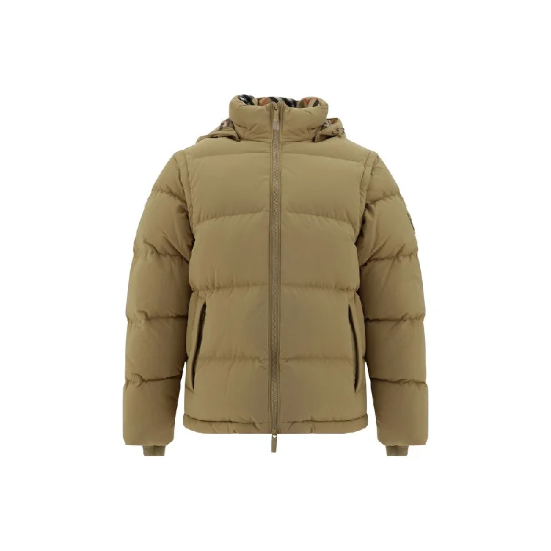 Men's leather bomber jackets-Burberry Down Men's Jacket