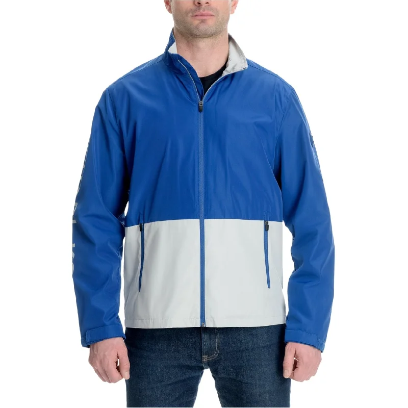 Men's windbreaker jackets-Michael Kors Mens Colorblocked Jacket