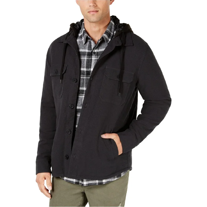 Men's plaid jackets-American Rag Mens Twill Jacket