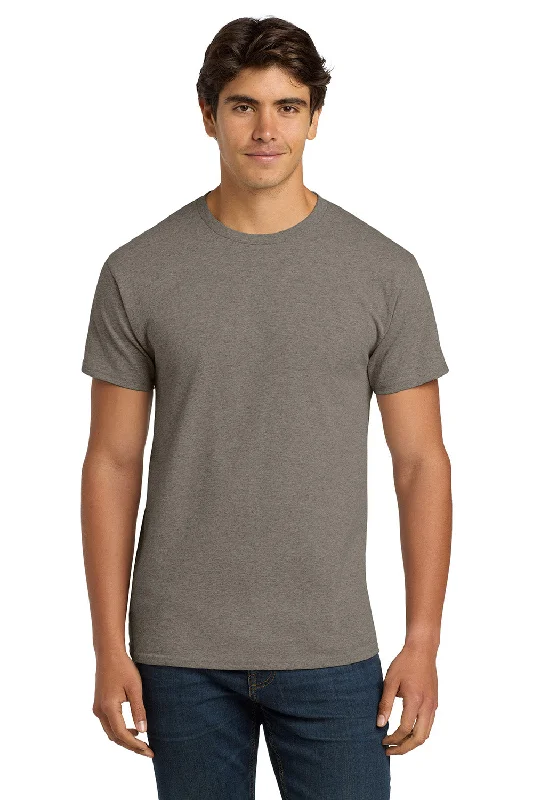 Men's short-sleeve modern vibrant-fair-trade-sisal top-Hanes Mens ComfortSoft Short Sleeve Crewneck T-Shirt - Oxford Grey