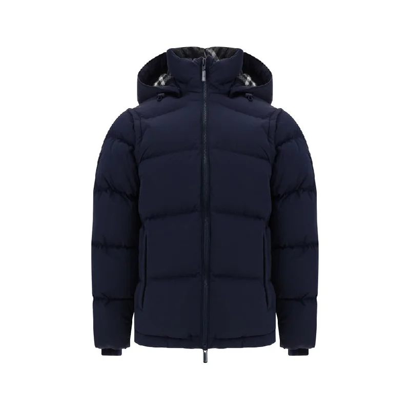 Men's outdoor parka jackets-Burberry Down Men's Jackets