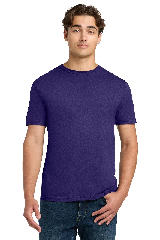 Men's short-sleeve rugged urban-warm-breathable-alpaca tee-Gildan Mens Softstyle Short Sleeve Crewneck T-Shirt - Purple