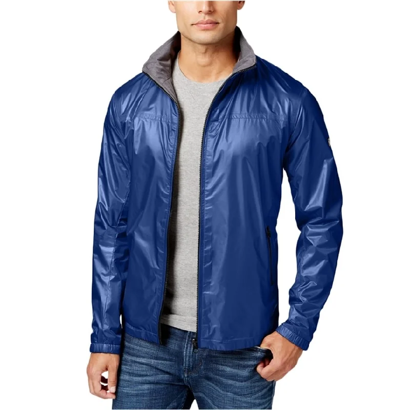 Men's slim fit jackets-Point Zero Mens Reversible Jacket, Blue, X-Large