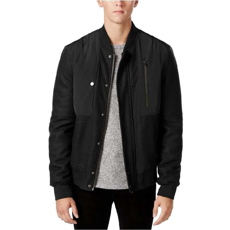 Men's long puffer jackets-William Rast Mens Benton Bomber Jacket