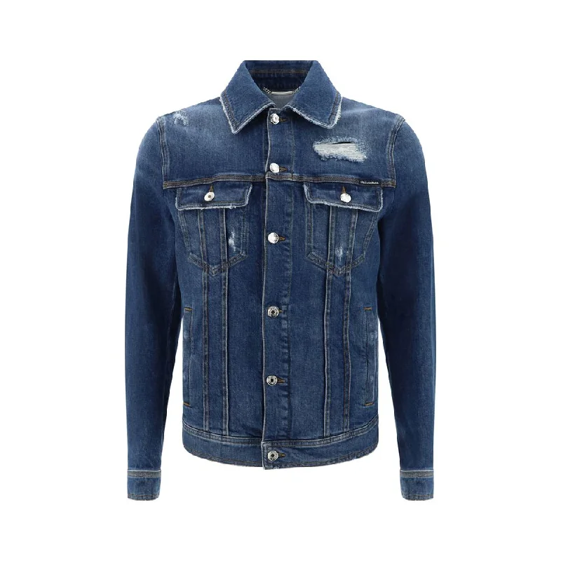 Men's oversized denim jackets-Dolce & Gabbana  Men's Jacket