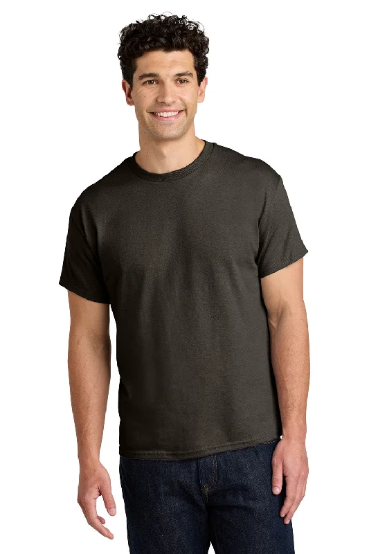 Men's short-sleeve cool rugged-urban-warm-jam-session tee-Gildan Mens Short Sleeve Crewneck T-Shirt - Dark Chocolate Brown