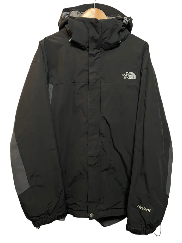 Men's tan jackets-The North Face Mens Black Coat (Size L)