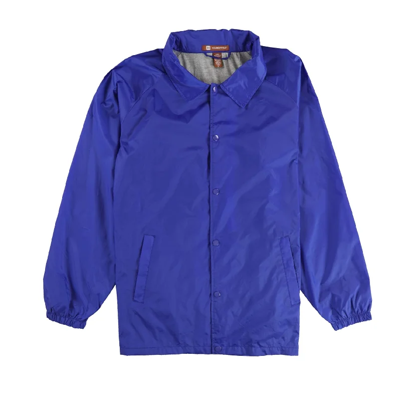 Men's fleece jackets-Harriton Mens Basic Raincoat, Blue, X-Large