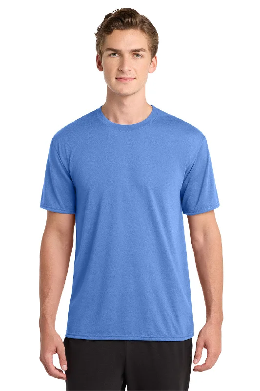 Men's short-sleeve deep classic-muted-fresh-escape top-Gildan Mens Performance Jersey Moisture Wicking Short Sleeve Crewneck T-Shirt - Carolina Blue