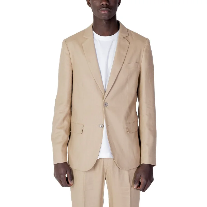 Men's short parka jackets-Antony Morato  Linen Men's Suit