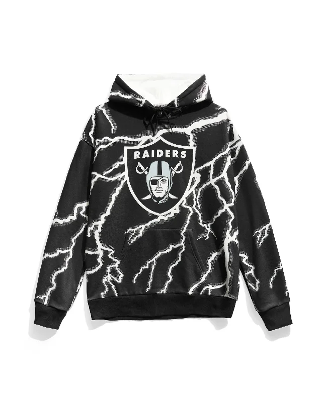 men's-hoodie-for-arctic-trips-Las Vegas Raiders Lightning Hoodie