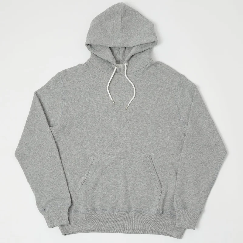 men's-hoodie-in-avenue-green-MocT Loopwheel Hooded Sweatshirt - Grey