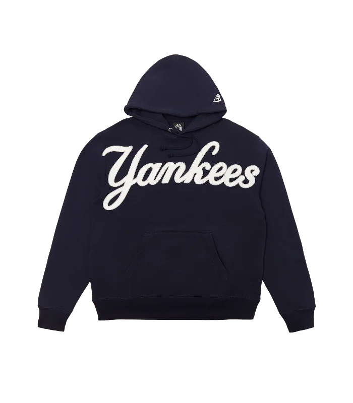 men's-hoodie-with-sleet-design-NEW YORK YANKEES HEART & MIND HOODIE - NAVY/WHITE