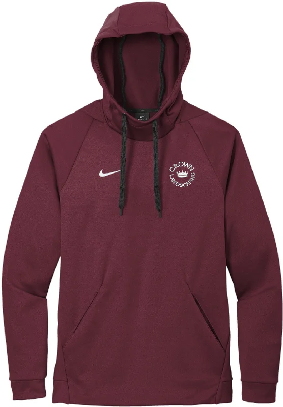 men's-hoodie-for-snow-forts-NIKE Therma-FIT Pullover Fleece Hoodie