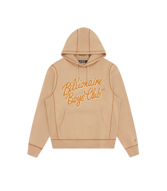 men's-hoodie-in-road-blue-SCRIPT LOGO POPOVER HOODIE - TAN