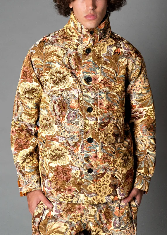 Men's military jackets-Altercate Giardi Jacquard