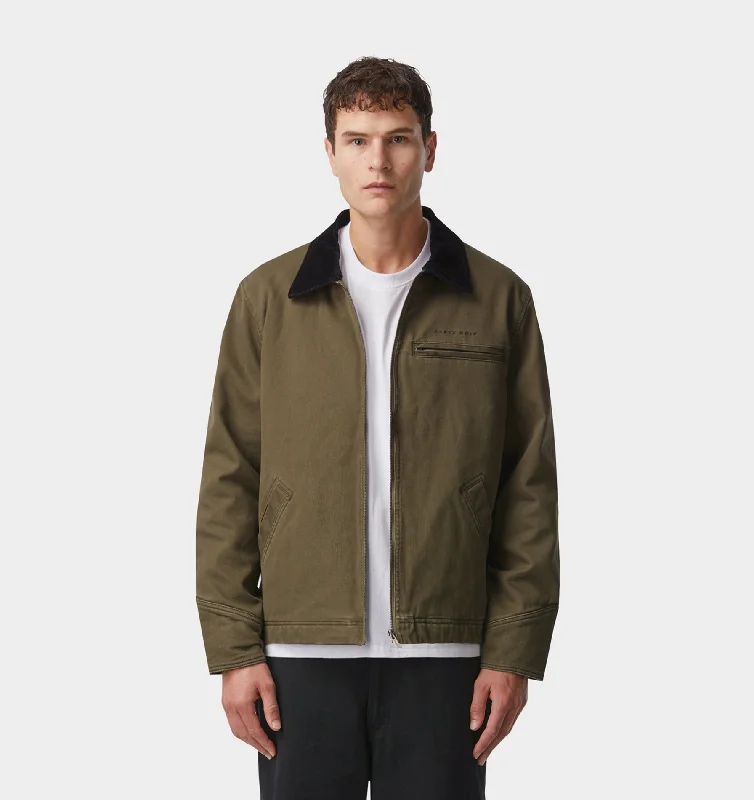 Men's matte finish jackets-Dayton Jacket 2.0 - Olive