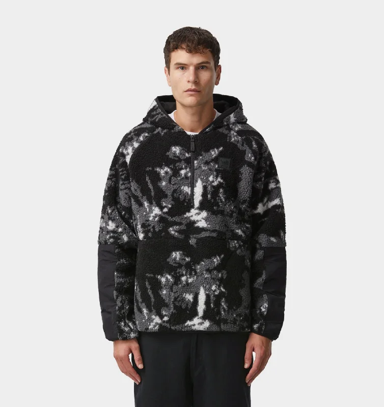 Men's cargo jackets-Dudley Sherpa Hood - Camo