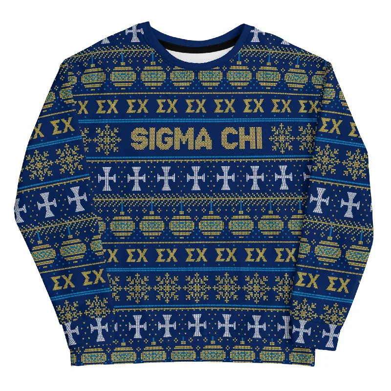 men's-hoodie-with-back-gorge-Sigma Chi Holiday Sweatshirt