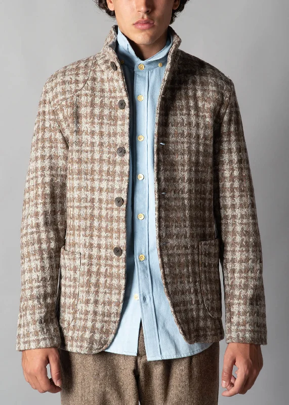 Men's commuter jackets-Hunting Jacket Houndstooth