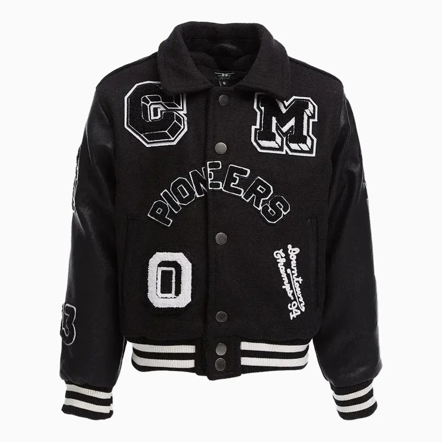 Men's packable jackets-Kid's Pioneers Varsity Jacket