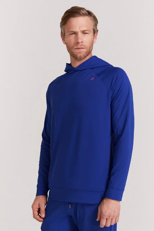 men's-hoodie-with-sleeve-summit-Larkin Hoodie in Mazarine Blue