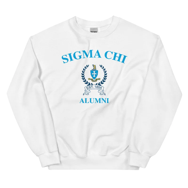 men's-hoodie-in-field-brown-Sigma Chi Alumni Crewneck