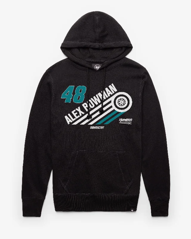 men's-hoodie-with-hood-ridge-ALEX BOWMAN HENDRICK MOTORSPORTS INCLINE '47 HEADLINE HOOD