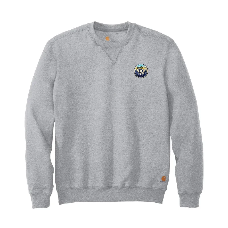 men's-hoodie-with-back-ridge-OUTDOORS COLLECTION: Sigma Chi Crewneck Sweatshirt by Carhartt