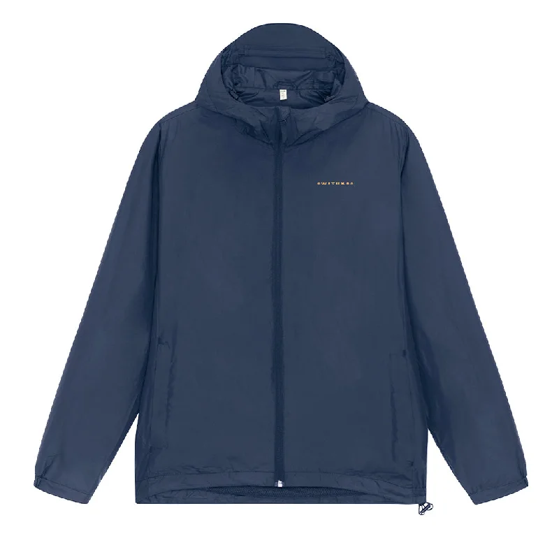 Men's solid color jackets-Rain Jacket