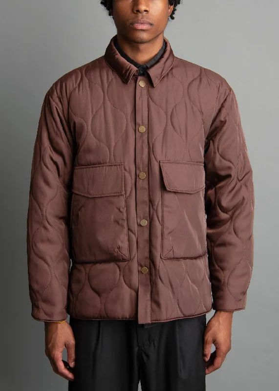 Men's leather jackets-Sans Filter Brown Jacket