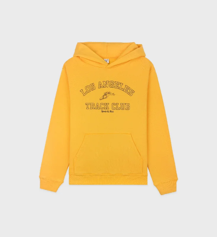 men's-hoodie-with-sleeve-gorge-Track Club Hoodie - Gold