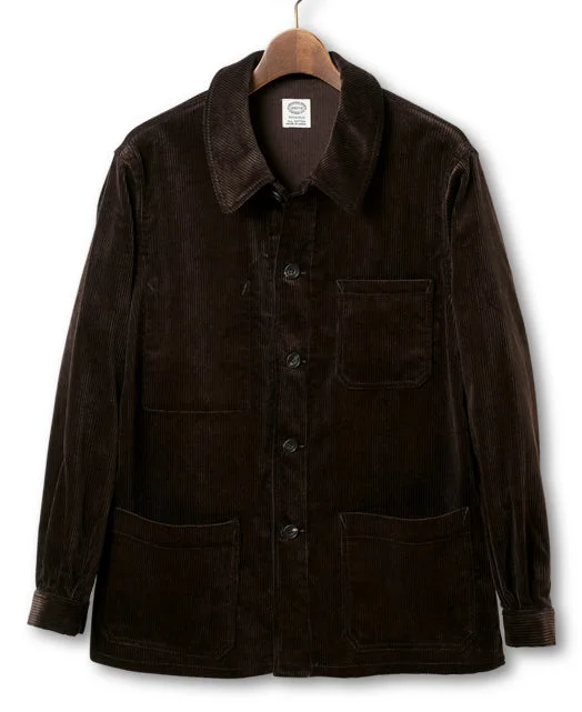 Men's budget jackets-【Final Sale】Vintage Ivy French Work Jacket Corduroy