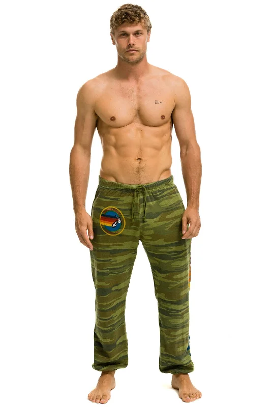 Men's short-sleeve deep classic-muted-sustainable-reclaimed tee-AVIATOR NATION SWEATPANTS - CAMO