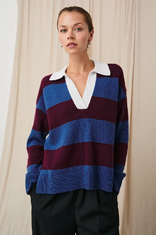 Harris Sweater in Rugby Stripe