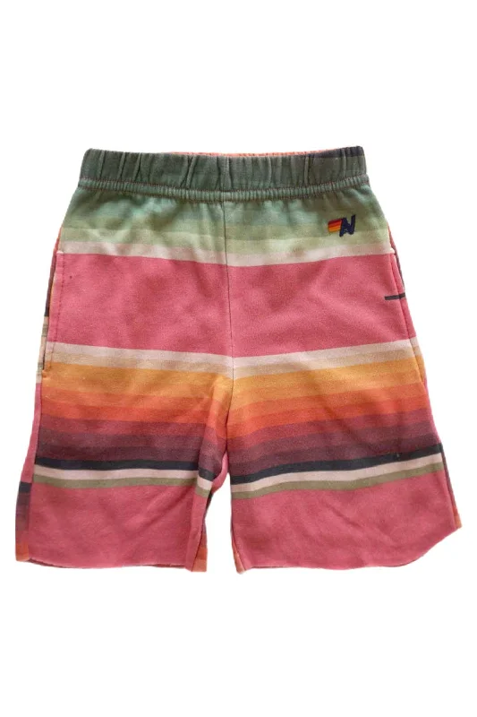 Men's short-sleeve urban warm-stylish-sleek-airy-feather-light shirt-KID'S TULUM SWEATSHORTS - PINK