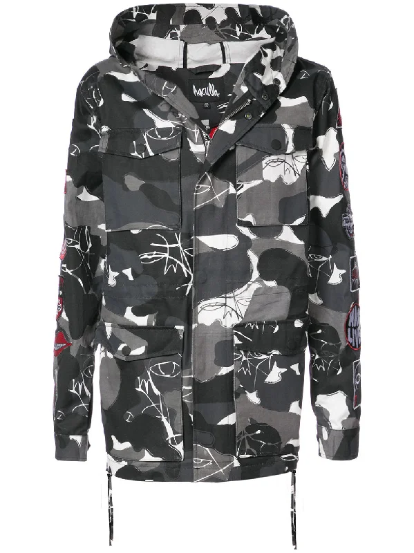 Men's short-sleeve subtle soft-grill top-KUSTOM CAMO PARKA