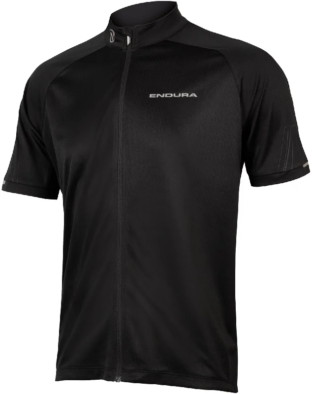 Men's short-sleeve urban warm-stylish-full-odor-resistant tee-Endura Xtract II Short Sleeve Mens Cycling Jersey - Black