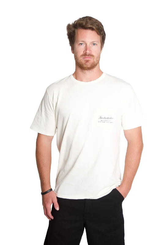 Men's short-sleeve classic muted-lacrosse top-Flagship Pocket Tee