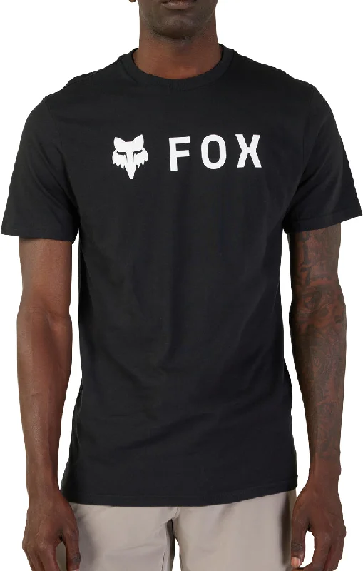 Men's short-sleeve sporty subtle-soft-trendy-trail tee-Fox Absolute Premium Short Sleeve Mens Cycling Jersey - Black