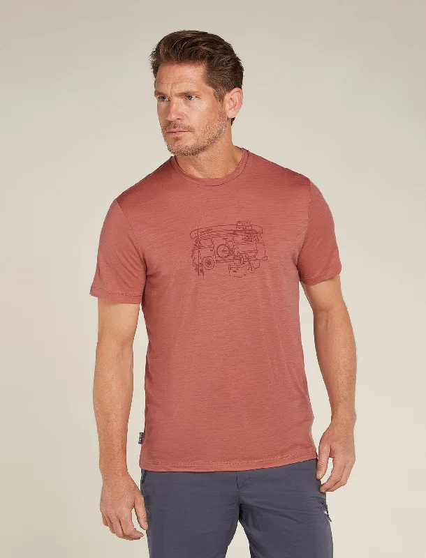 Men's short-sleeve casual bold-rich-sporty-true-sapphire top-Merino 150 Tech Lite Short Sleeve T-Shirt Van Life (Men's)