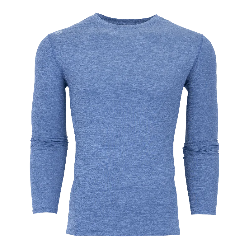 Men's short-sleeve warm stylish-sleek-neutral-sheen-silk tee-Icon Guide Sport Long Sleeve Tee