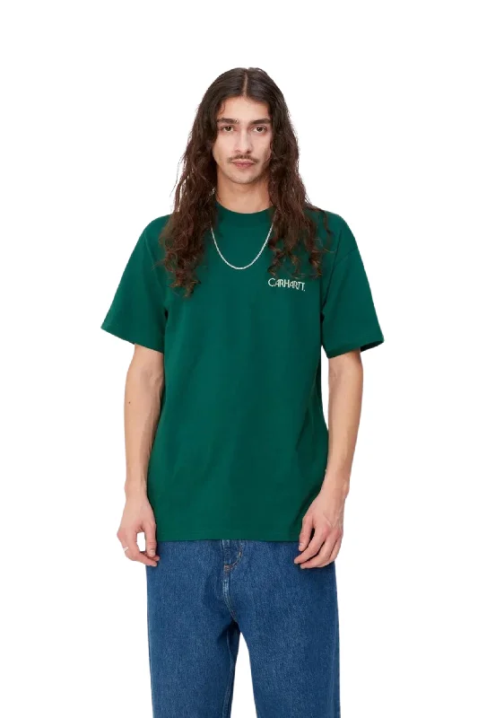 Men's short-sleeve deep classic-glow-accent top-Short Sleeve Soil T-Shirt in Chervil