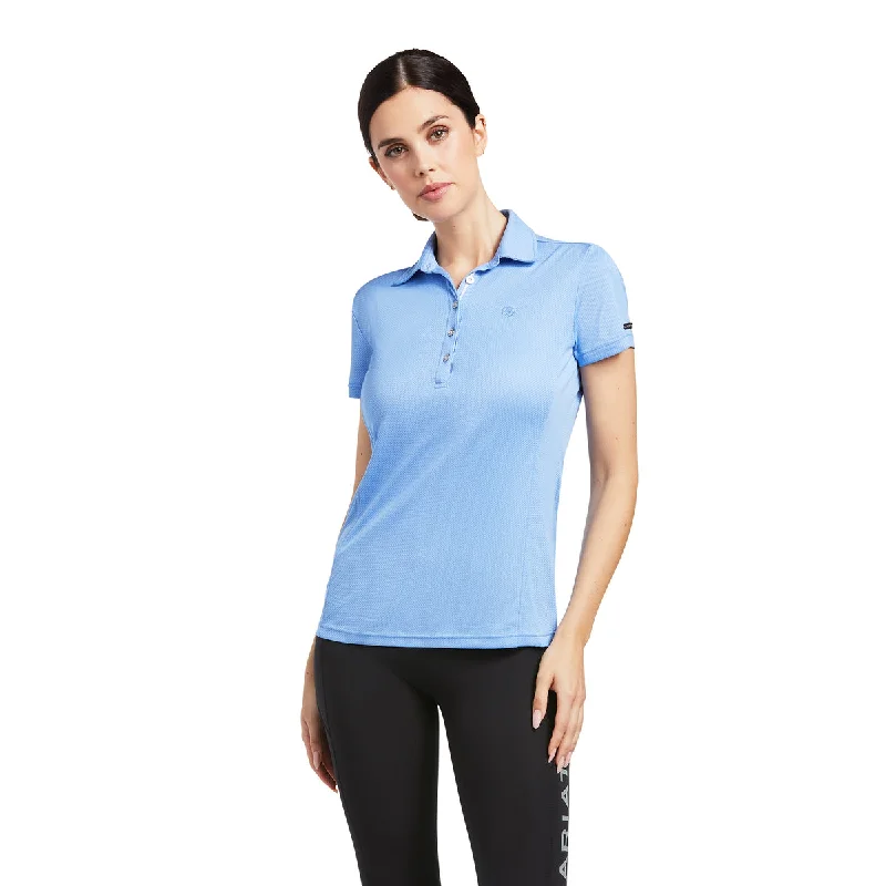 Men's short-sleeve bold rich-sporty-soft-airy-mesh top-Ariat Women's Talent Short Sleeve Polo Shirt