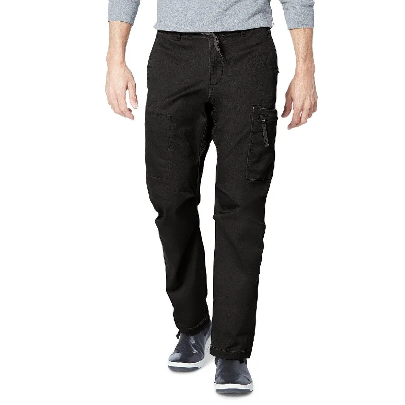 men's tapered workday dull gray pants-men's stretch athletic training luster blue pants-Dockers Men's Stretch Urban Twill Cargo Pants Natural Size 36X32