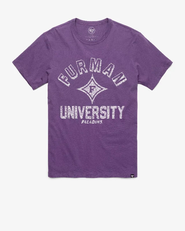 Men's short-sleeve bold rich-after-hours shirt-FURMAN PALADINS RETROGRADE '47 FRANKLIN TEE